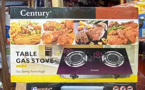 Century 2-Burner Glass Top Infrared Gas Cooker