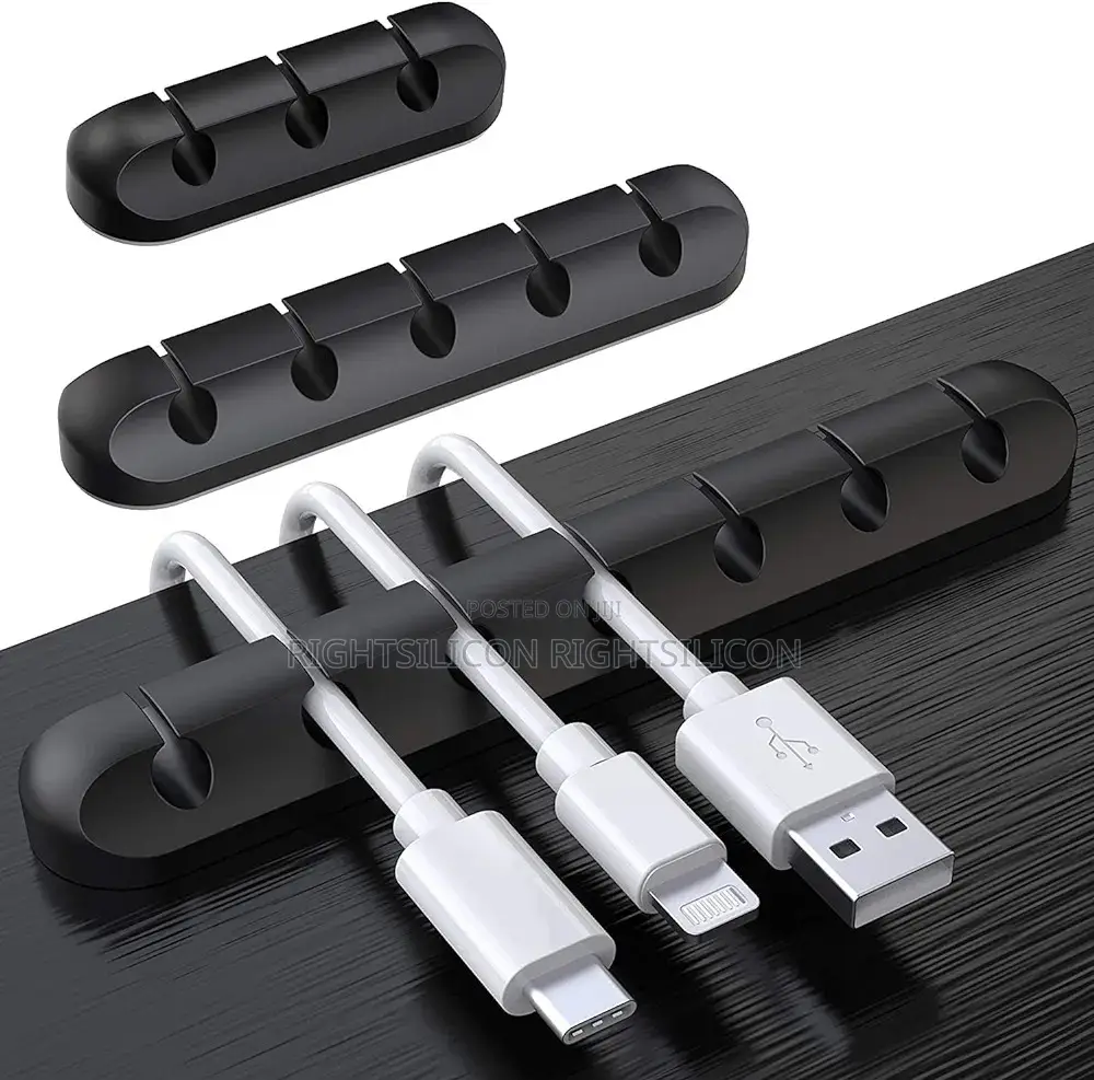 USA SOULWIT Cable Holder Clips, 3-Pack Cable Management Cord