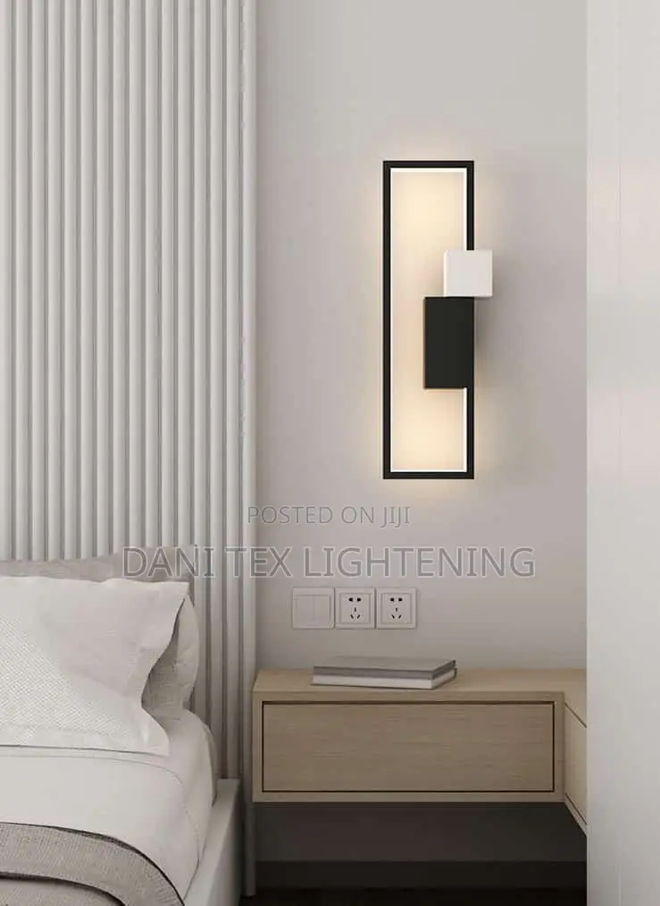 Modern Creative Line Wall Lamp Living Room Background Decor