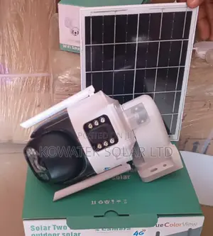 4g Solar PTZ Dual Auto Tracking Camera + Free Sim Card
