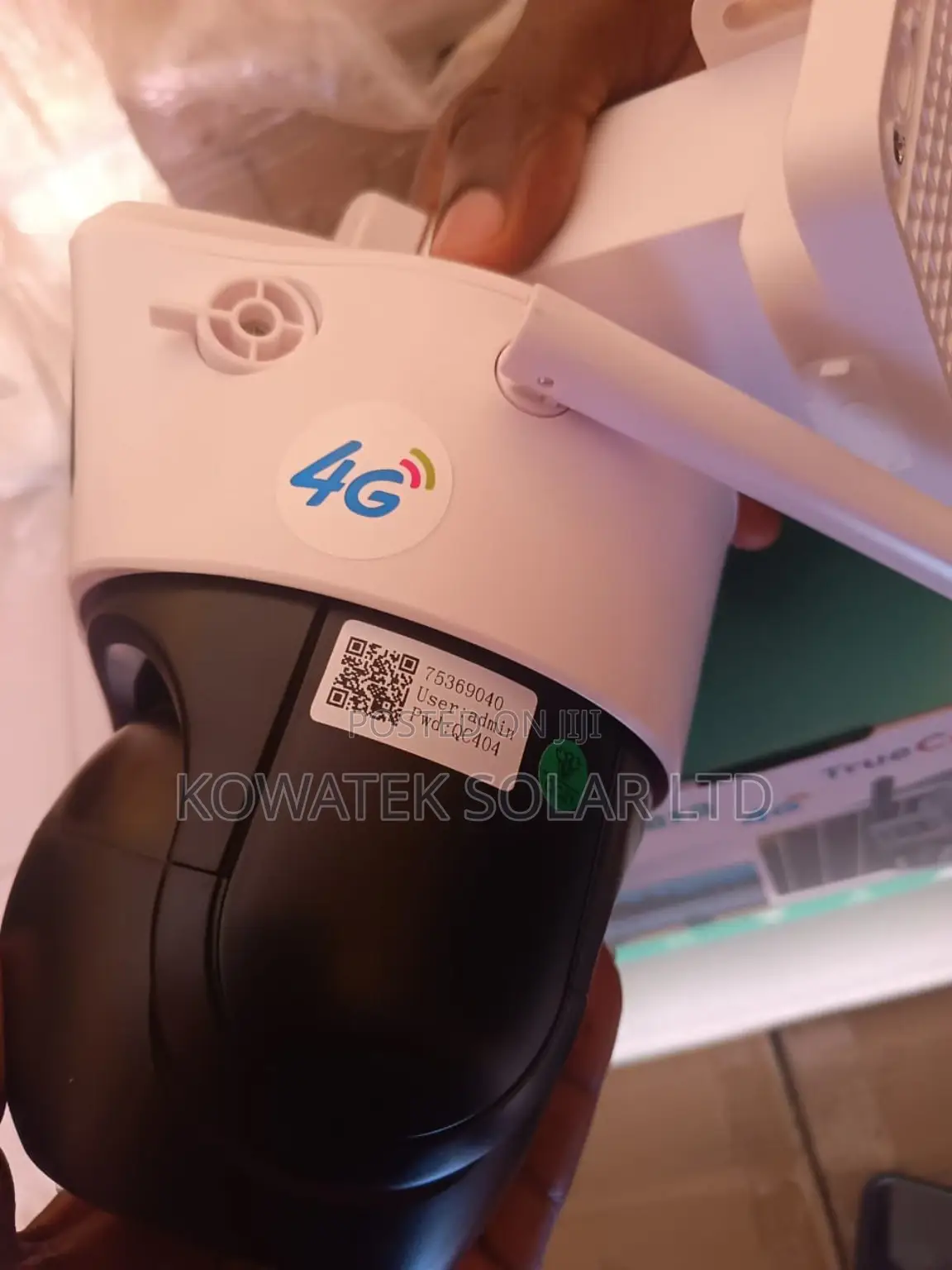 4g Solar PTZ Dual Auto Tracking Camera + Free Sim Card