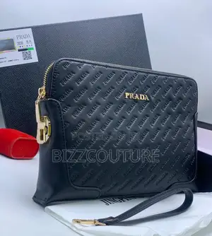 Original Prada Black Leather Bag Is Available in Store Now