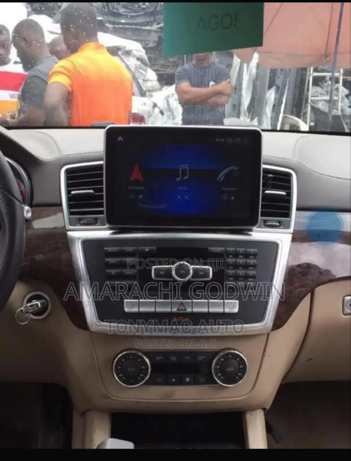 Mercedes Benz ML Android Screen