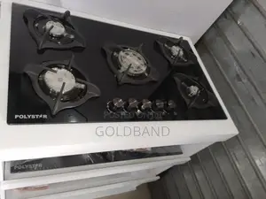 Most Strong Polystar 5 Burner Inbuilt Gashob Pv-Ba8705agps