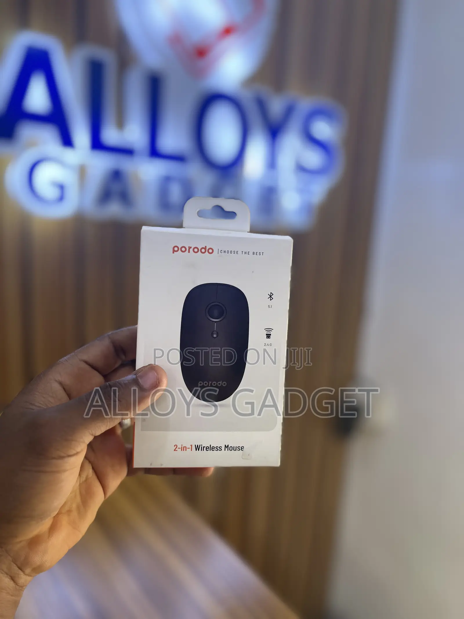 Porodo 2in1 Wireless Bluetooth Mouse