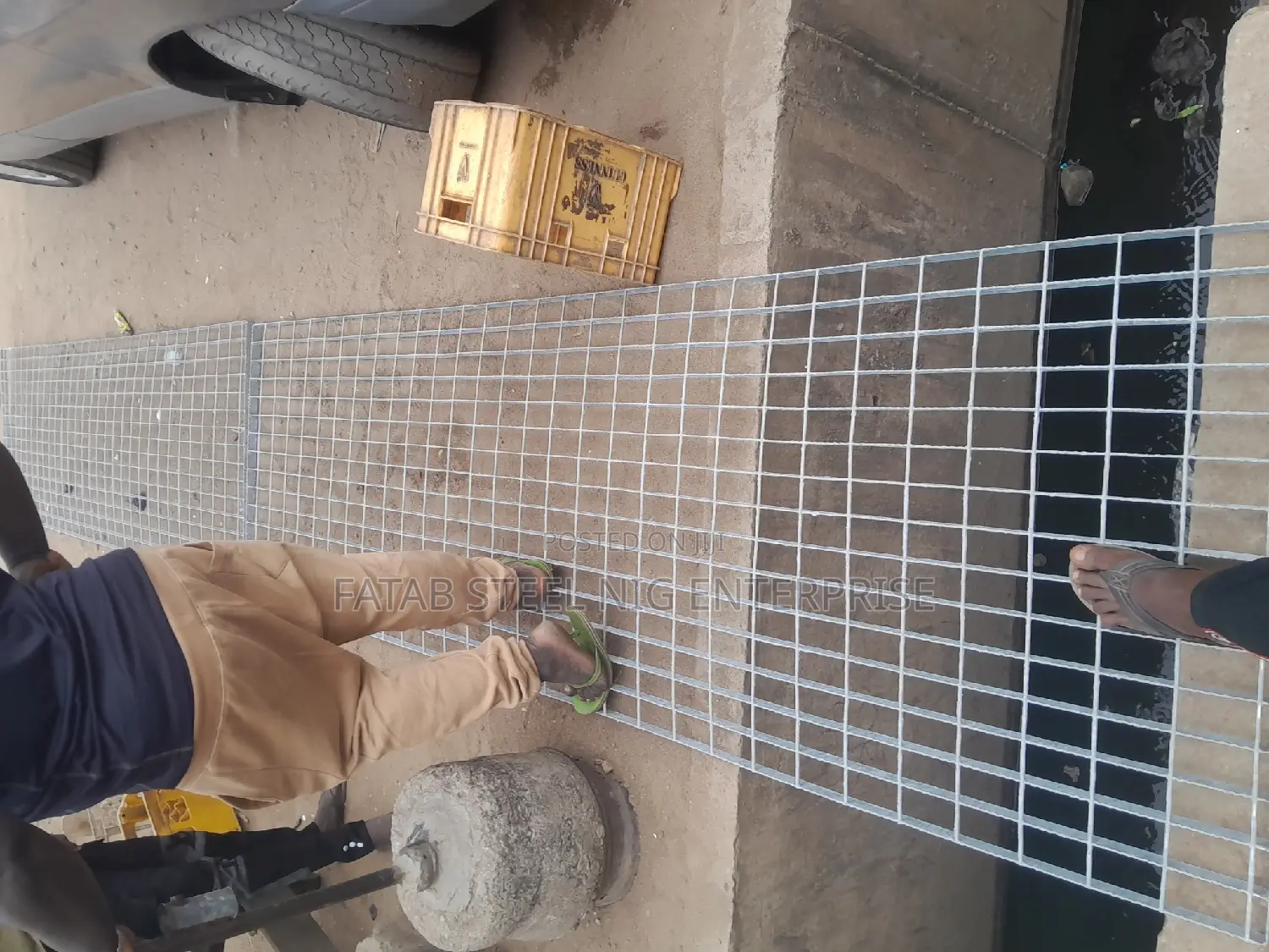 Grating Mesh Galvanise 100/50