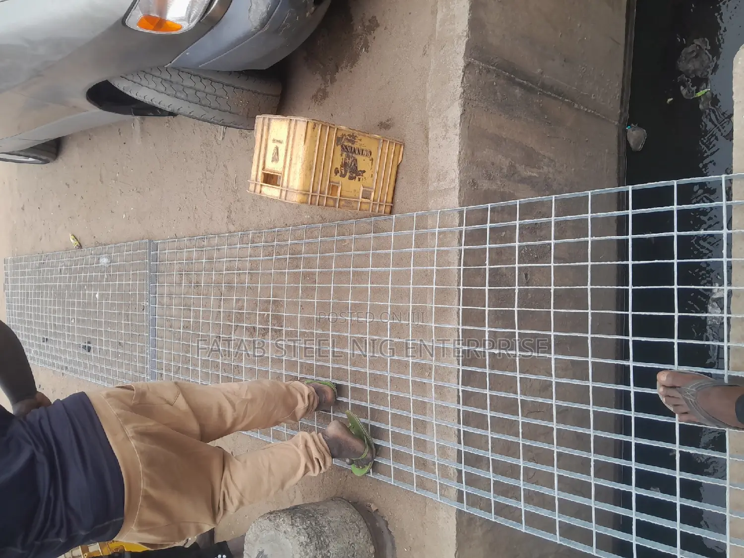 Grating Mesh Galvanise 100/50