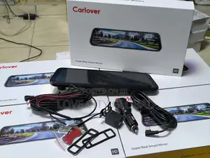 Dual Lens Full Color10" Dashcam IPS Touchscreen Wifi ADAS
