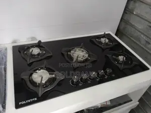 Extra Strong Polystar 5 Burner Inbuilt Gashob Pv-Ba8705agps