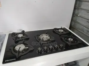New Advanced Polystar 5 Burner Inbuilt Gashob Pv-Ba8705agps