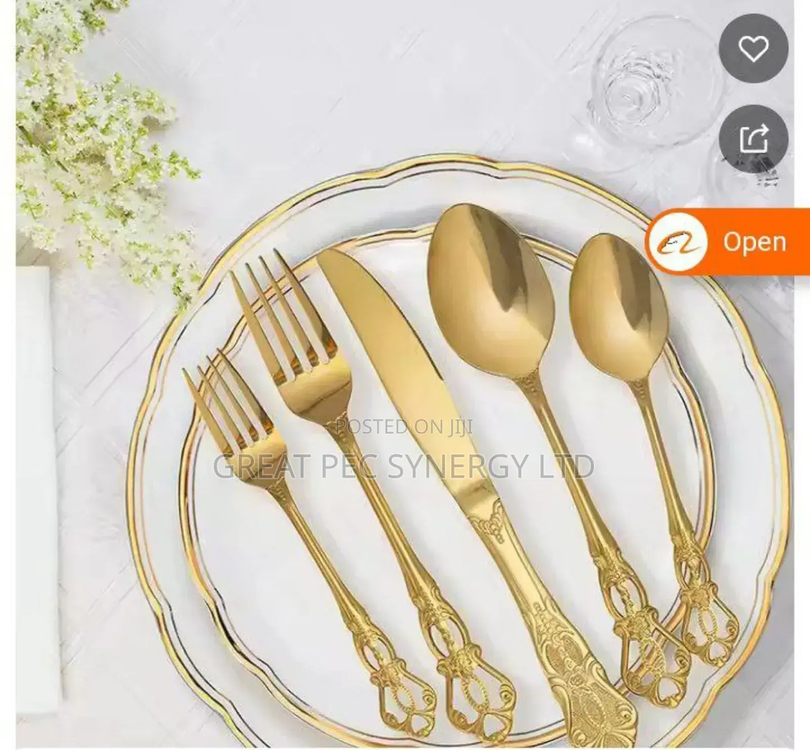 24 Pieces Big Box Designer Spoon
