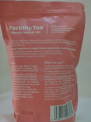 Fertility Tea and Fibroid, Womb Detox Tea: Delay Menopause