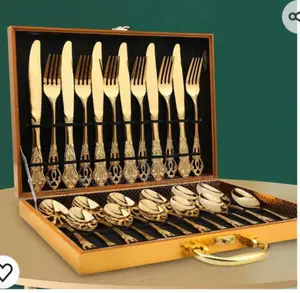 24 Pieces Big Box Designer Spoon