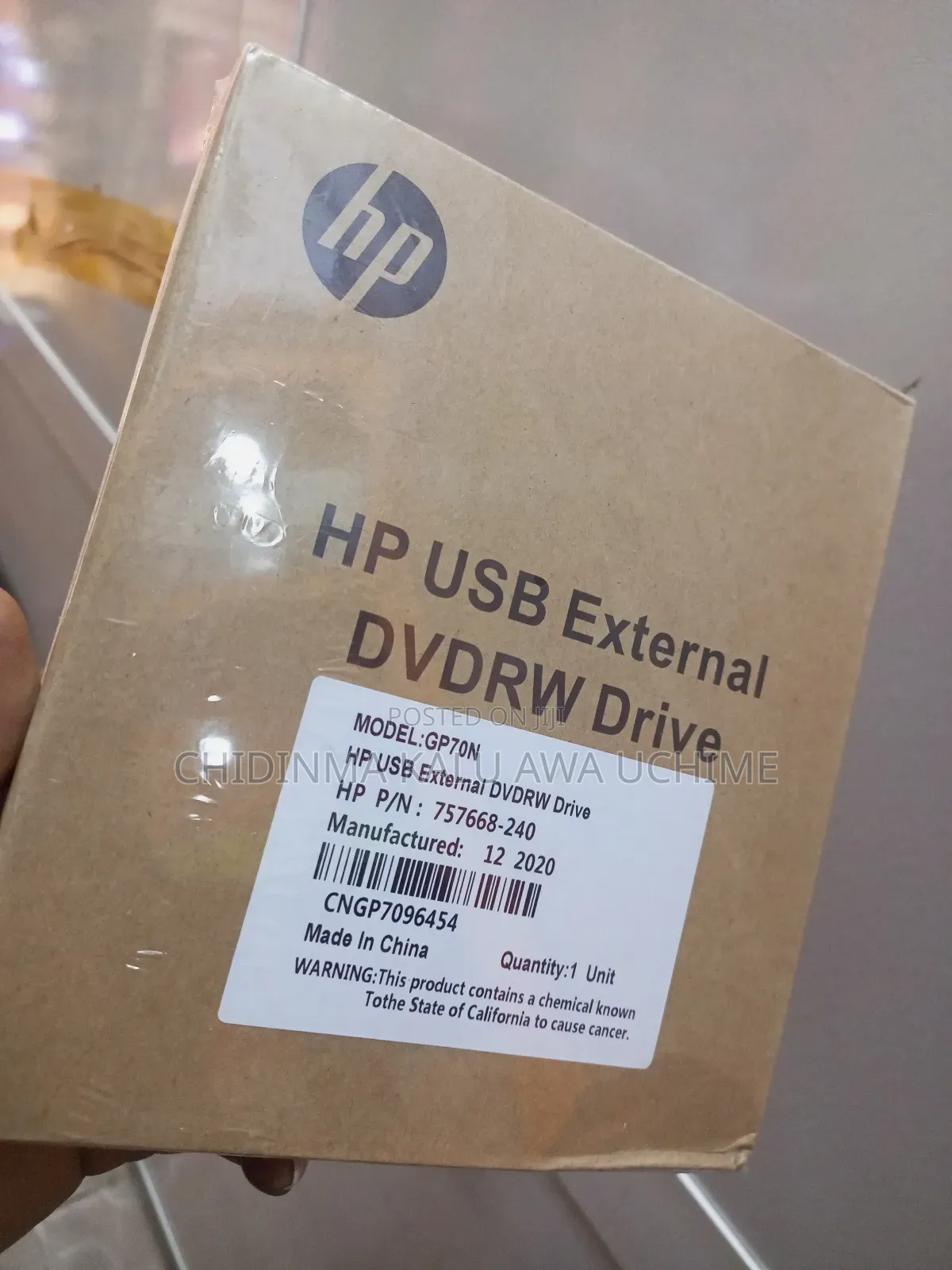 Hp USB External DVDRW Drive
