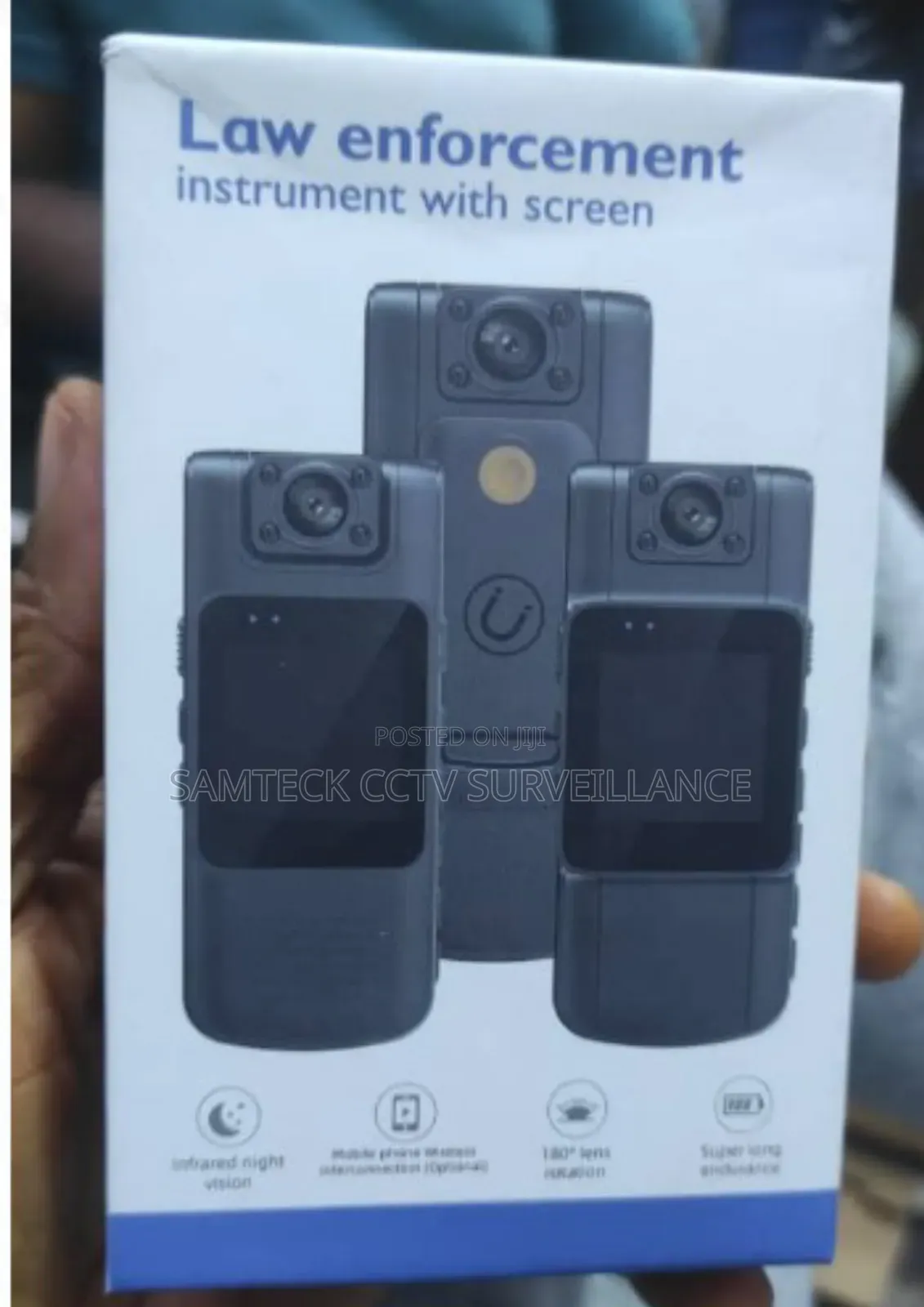 Body Worn Law Enforcement Camera With Screen