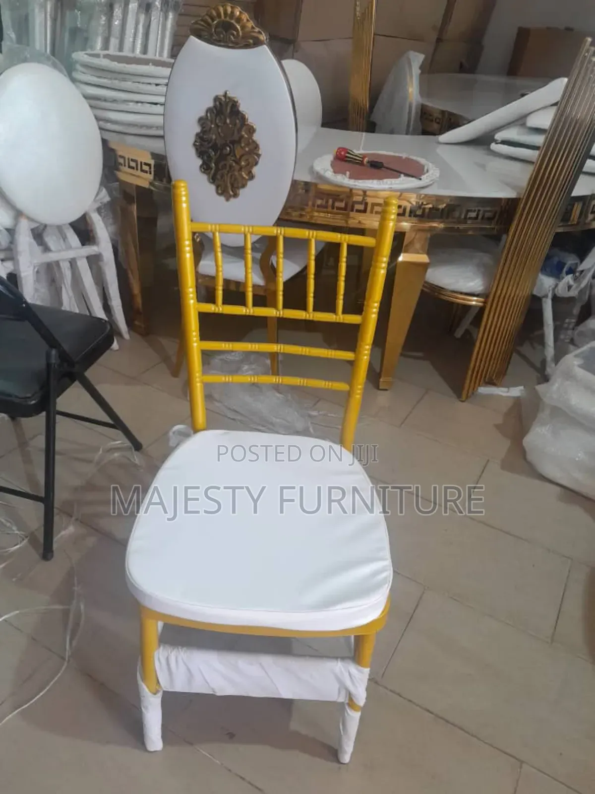 Imported Gold Chivalry Chairs