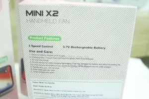 Mini Portable Handheld Fan With 4400 Mah Rechargeable Batter