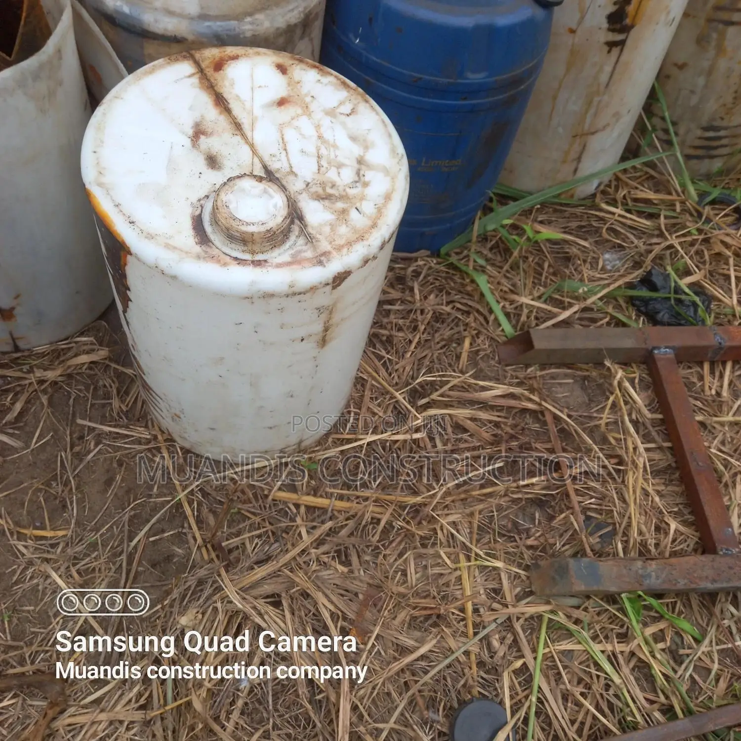 Used Plastic Drums for Recycling