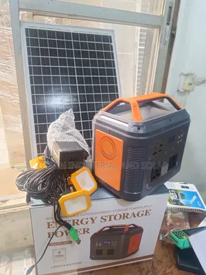 Original 500w Energy Storage With 50w Solar Panel and Bulbs
