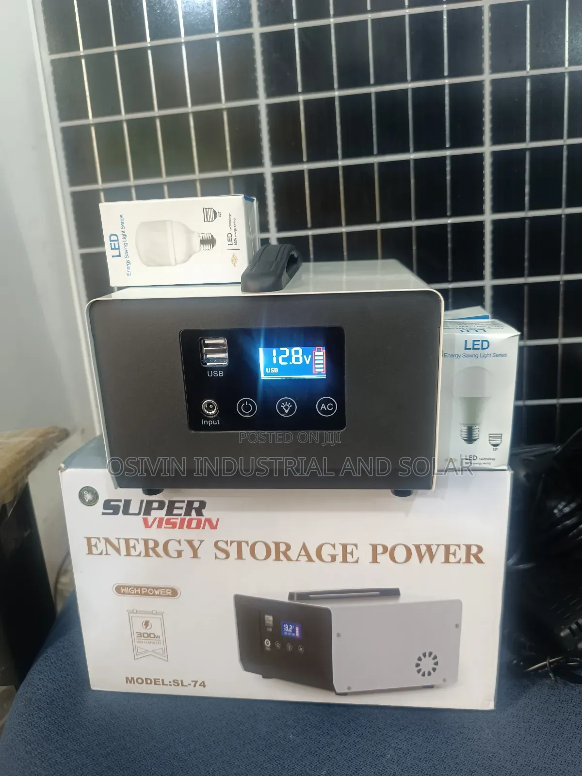 Super Vision 300w Solar Generator/ Space Extra/ 80w Panel