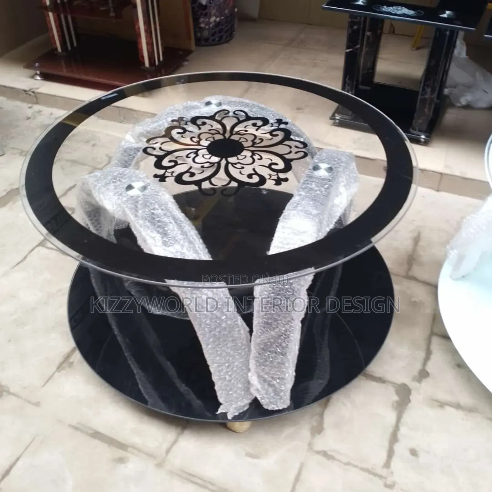 Imported Glass Center Table.