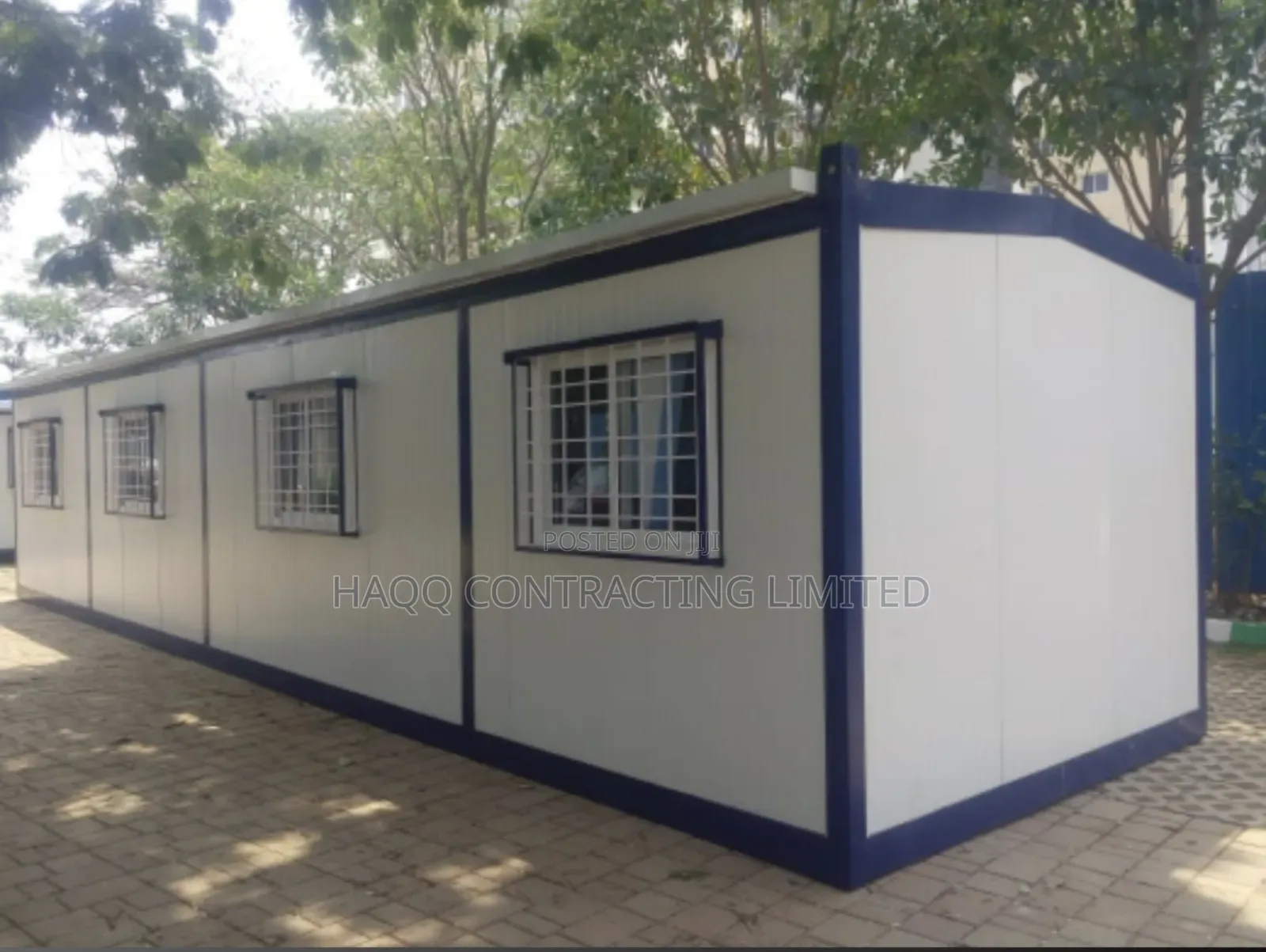 PUF Rectangular Modular Office Portacabin 40x10 Feet