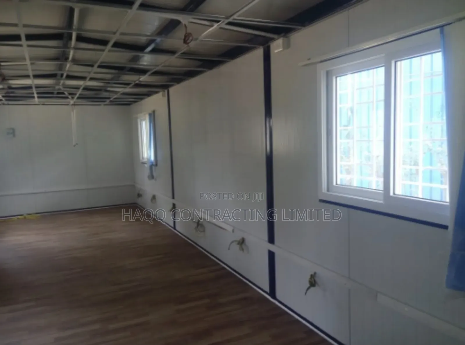 PUF Rectangular Modular Office Portacabin 40x10 Feet