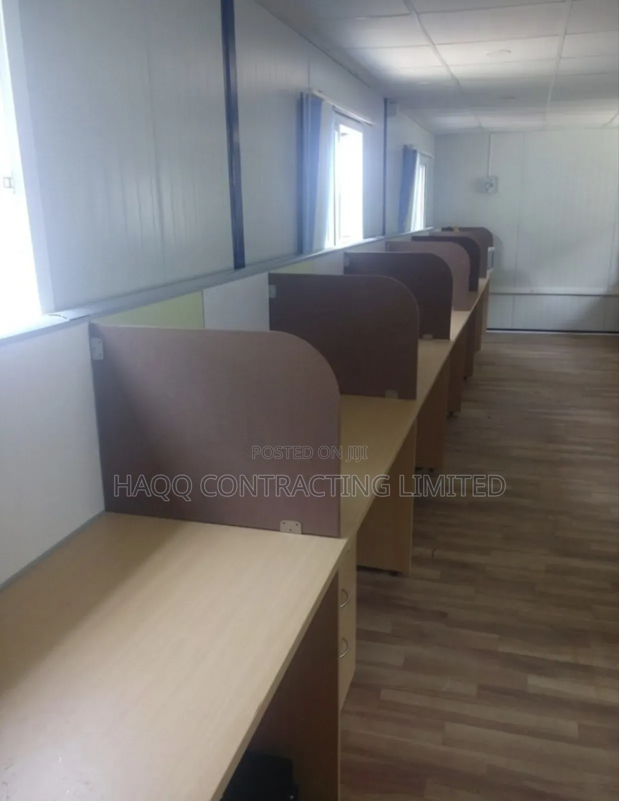 PUF Rectangular Modular Office Portacabin 40x10 Feet
