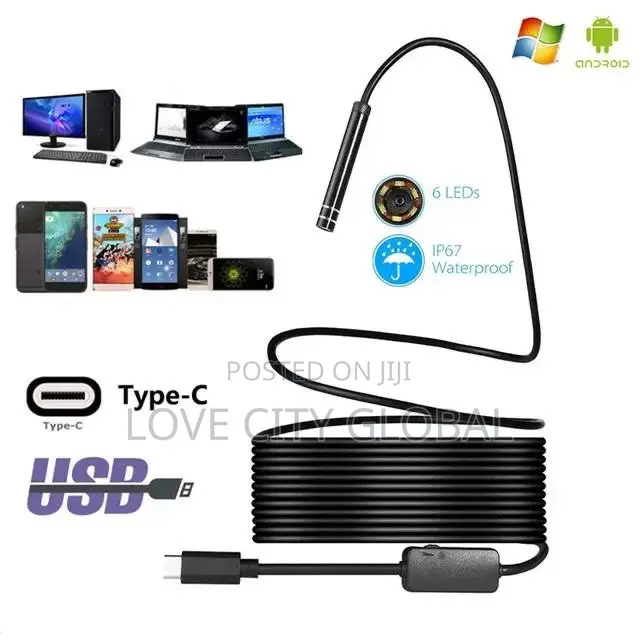 Single Lens Waterproof HD Pixel Industrial Camera Endoscope