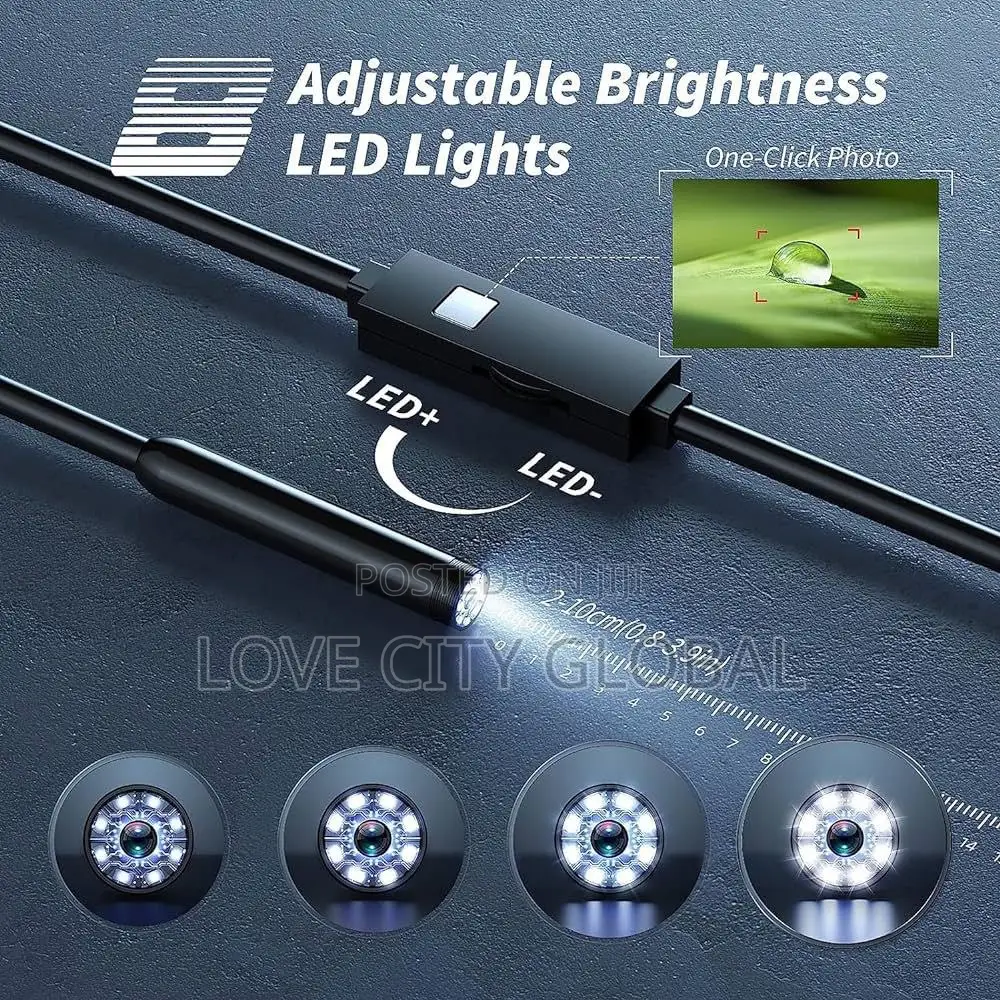 Single Lens Waterproof HD Pixel Industrial Camera Endoscope