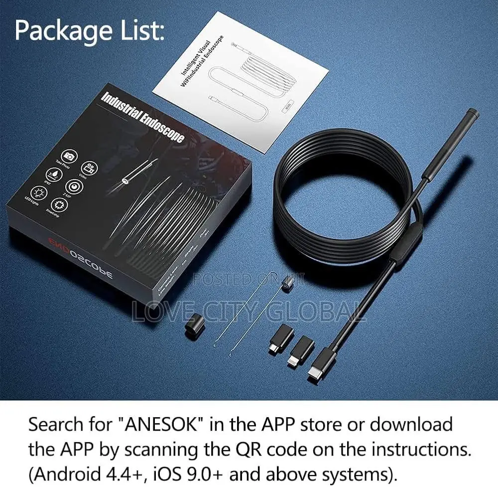 Single Lens Waterproof HD Pixel Industrial Camera Endoscope