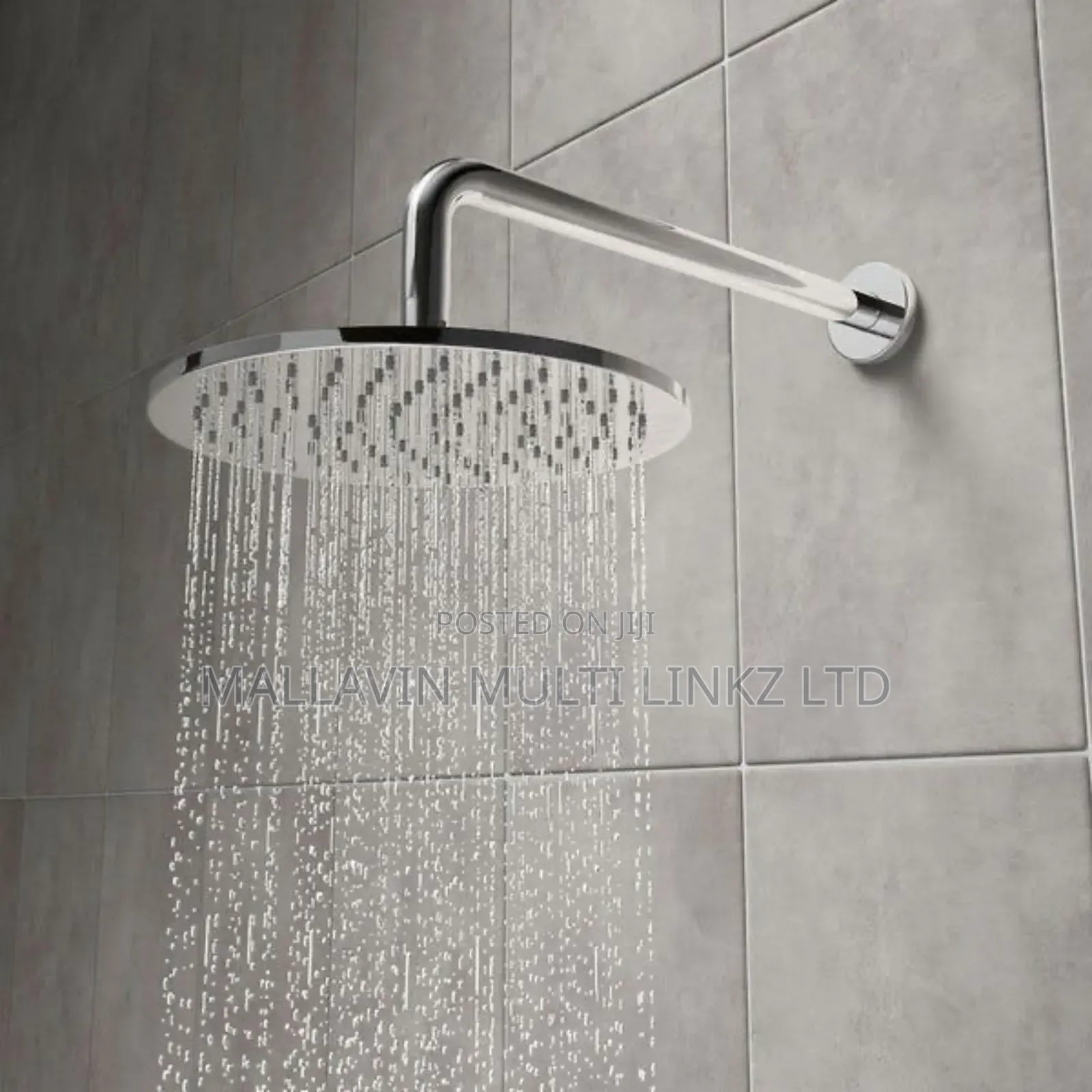 Silver Rainfall Shower
