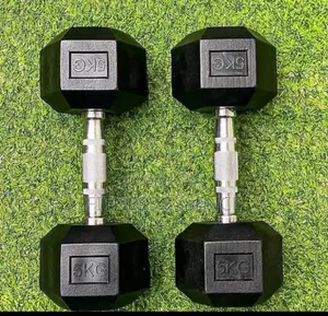 Strong 5kg Hexagon Dumbbells