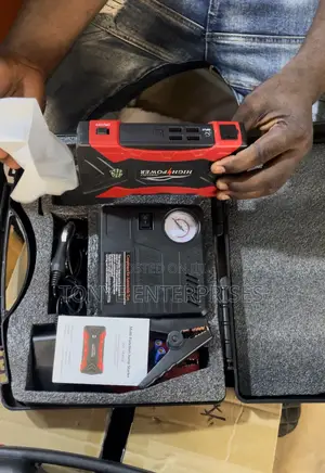 Power Bank With Tire Inflator