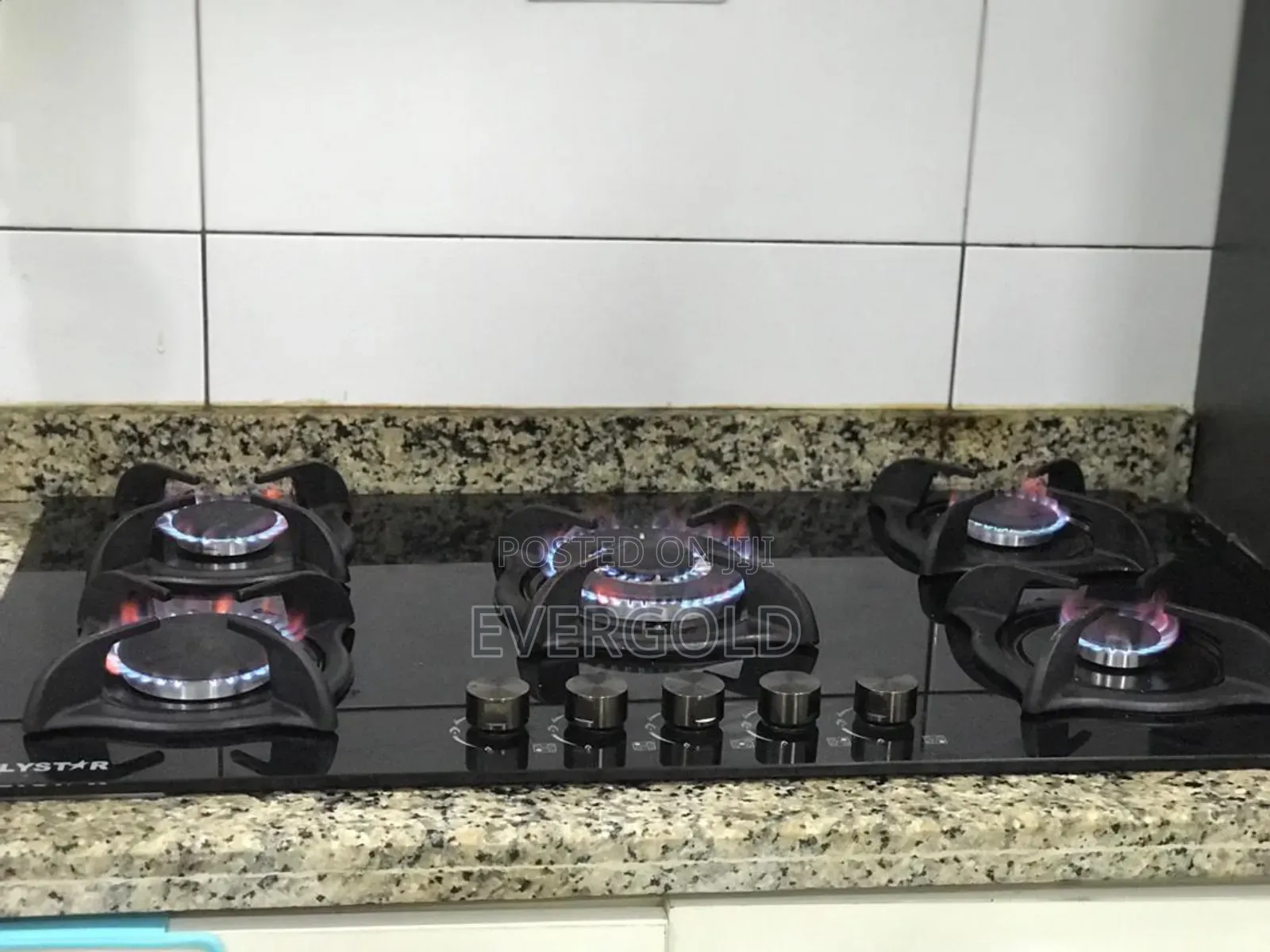 5 Burner Built in Cooker Hob With Automatic Ignition
