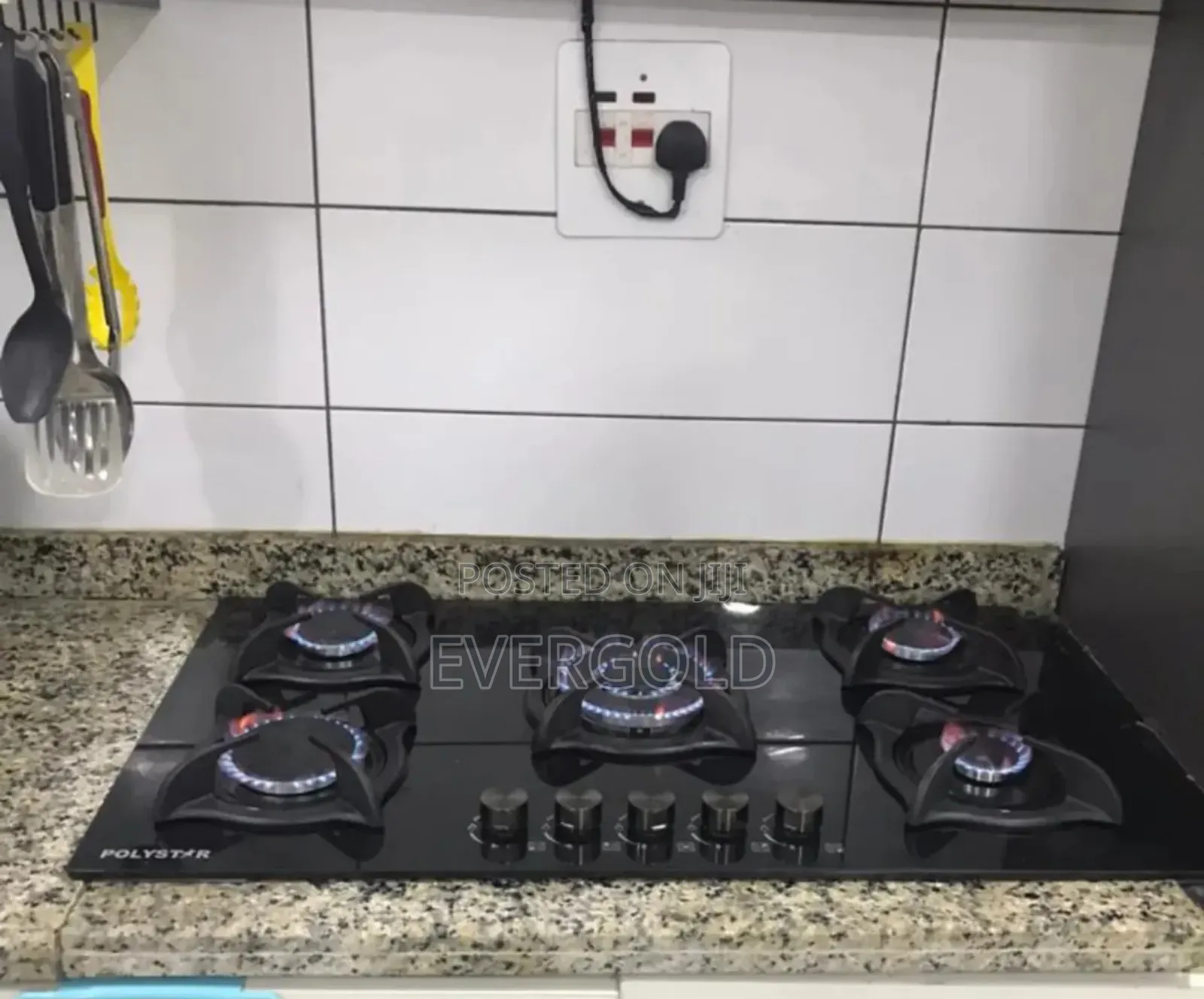 5 Burner Built in Cooker Hob With Automatic Ignition