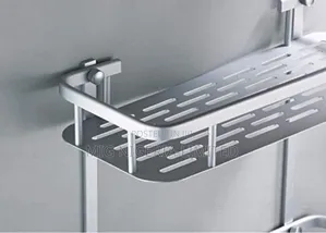 2 Layers Bathroom Kitchen Storage Rack Shelf