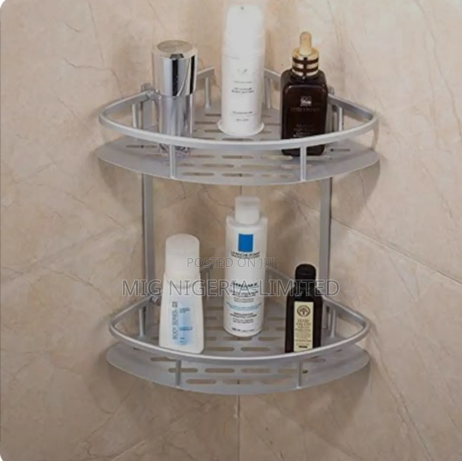 2 Layers Bathroom Kitchen Storage Rack Shelf