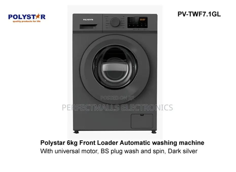6kg Automatic Front Loader Washing Machine Pv-Twf7.1G