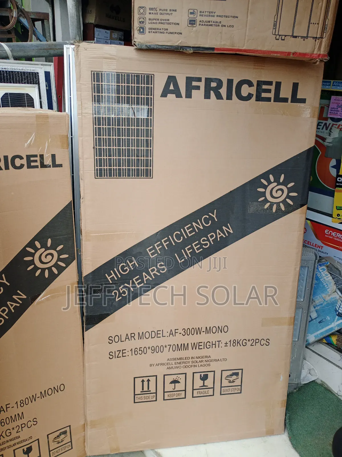 Original Africell Solar Panel Mono 300W
