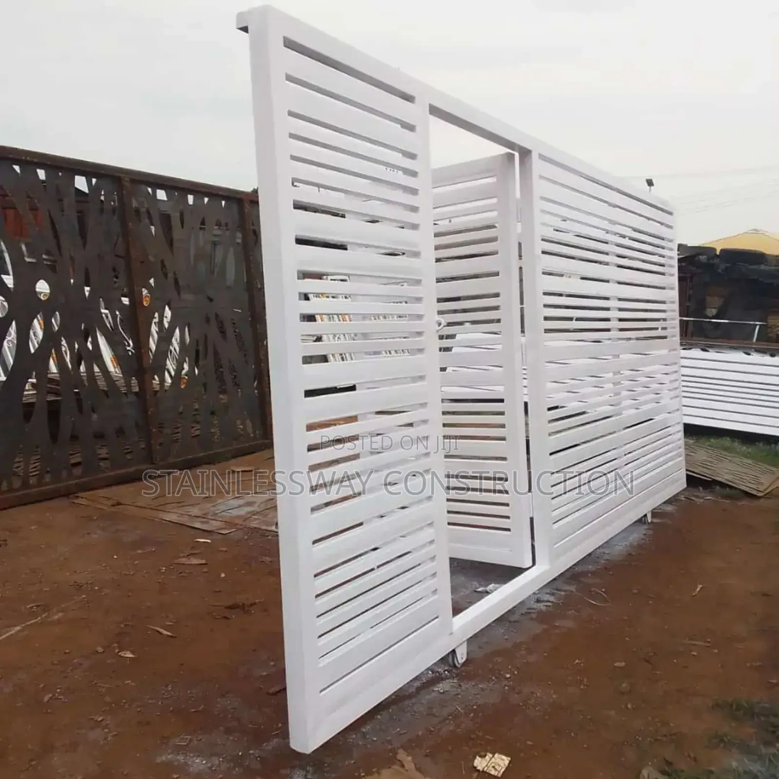 Gate With White