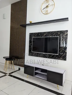 TV Console and Wall Board