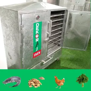 Flexible 400pcs Fish Drying Oven With Dual Energy Sources