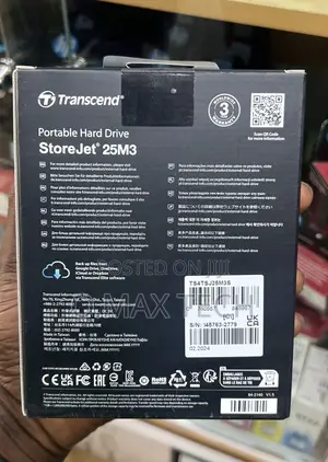 4tb Transcend Storejet 25h3 External Hard Drive