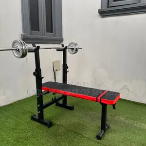 Photo - Adjustable Weight Bench With 50kg Dumbbell Set