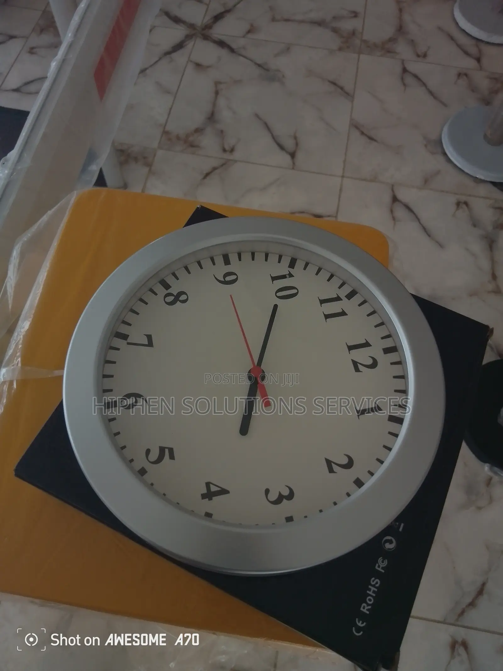Spy Security Wall Clock Camera- 32GB Memory