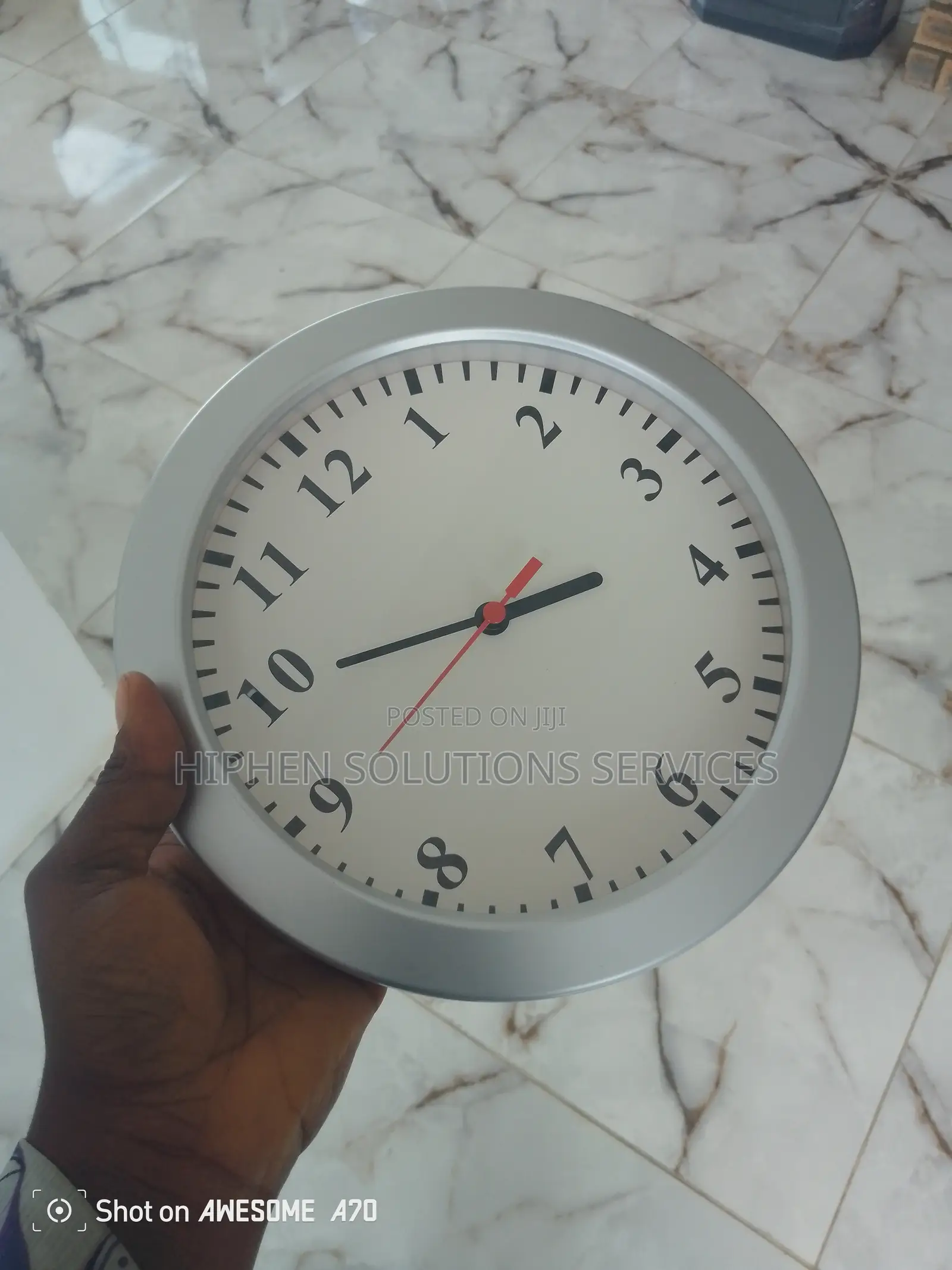 Home Office Wall Clock Spy Camera