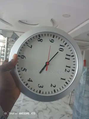 Photo - Home Office Hotel Room Wifi Security Wall Clock Camera