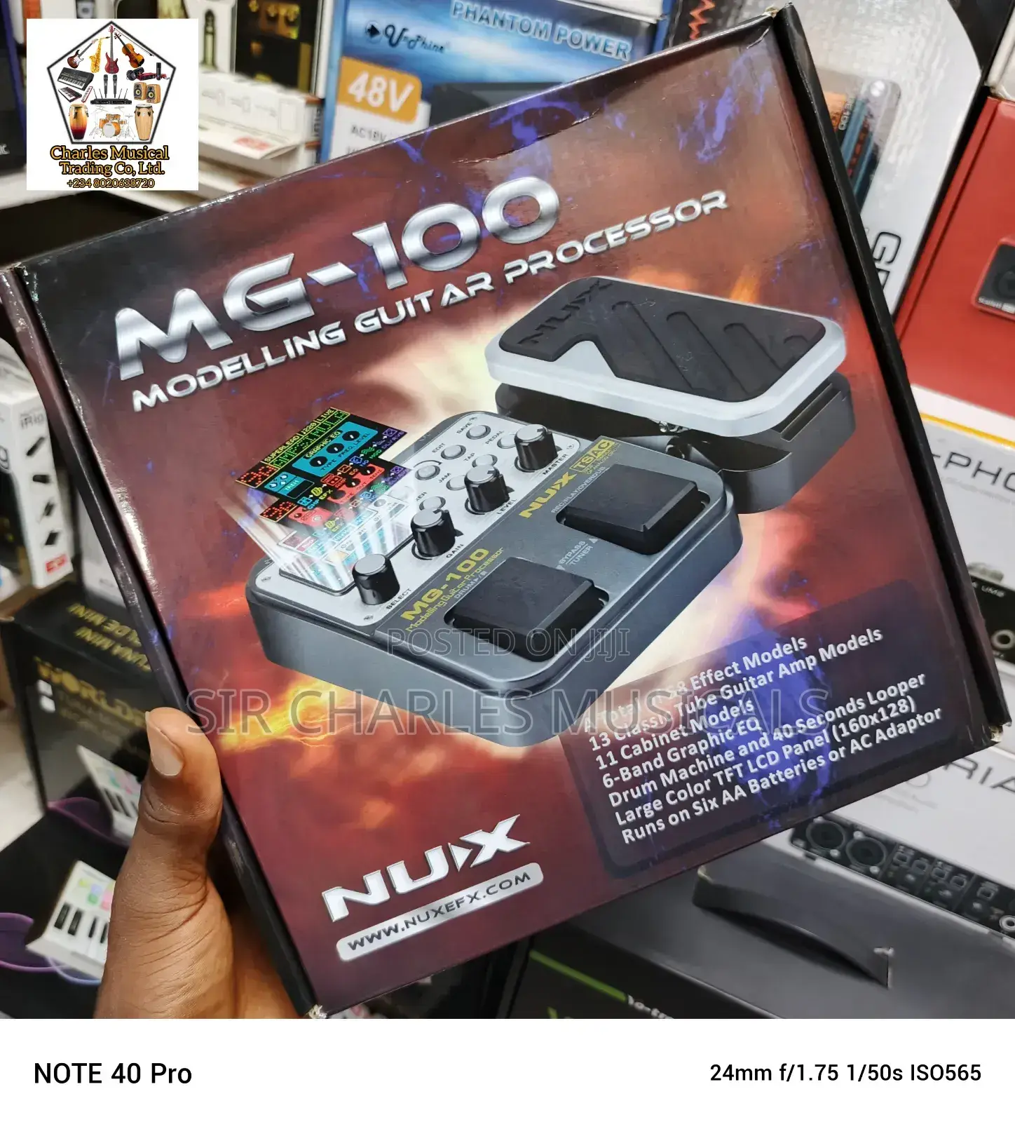 Original NUX MG-100 Modeling Guitar Processor