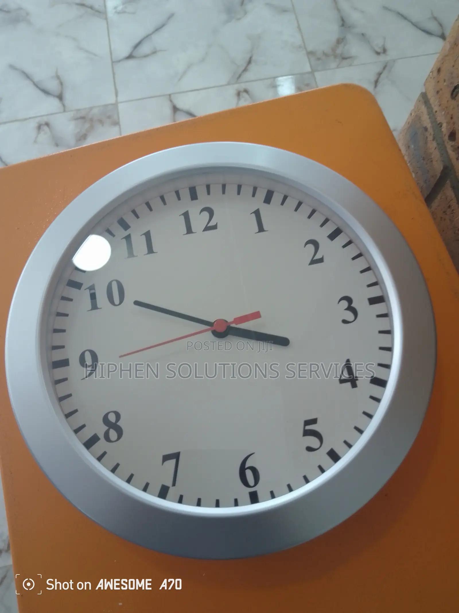 Spy Camera Wall Clock for Business Home